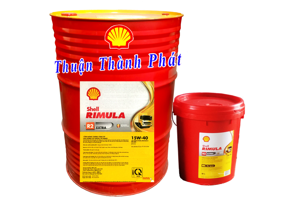 Rimula R2 Extra 15W 40 Phuy, xô